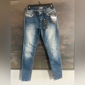 NWT Affliction Raquel Revival Women's Blue Jeans